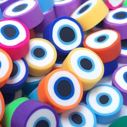 Nazar Boncuğu Renkli Fimo Boncuk-FHB-1229