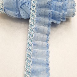 Organze Su Taşlı Fırfır-FK-1019