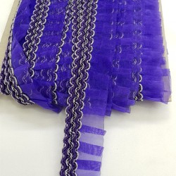 Organze Su Taşlı Fırfır-FK-1027