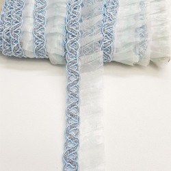 Organze Su Taşlı Fırfır-FK-1034