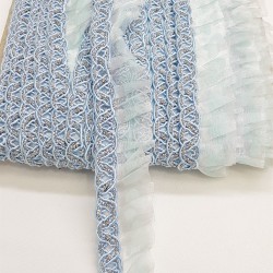 Organze Su Taşlı Fırfır-FK-1036