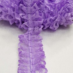 Lila Çift Taraflı Dantel Fırfır-FK-1065 Lila Çift Taraflı Dantel Fırfır-FK-1065