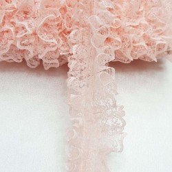 Pudra Çift Taraflı Dantel Fırfır-FK-1070