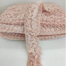 Pudra Dantelli Fırfır Kurdele-FK-111