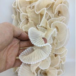 Vizon İncili Plise Fırfır Kurdele-FK-160