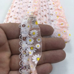 Yavruağzı Pullu Fırfır Kurdele-FK-163