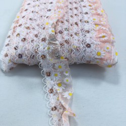 Yavruağzı Pullu Fırfır Kurdele-FK-163