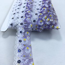 Lila Pullu Fırfır Kurdele-FK-165