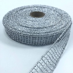 Gümüş Simli File Kurdele-FL-109