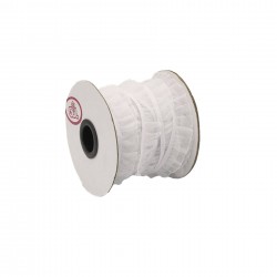 Beyaz Fırfırlı Lastik-FLAS-1002