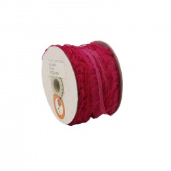 Fuşya Fırfırlı Lastik-FLAS-1006