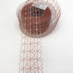 Bordo File Kurdele 4 Cm-FLK-1002