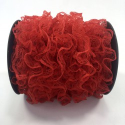 Kırmızı Çift Taraflı Fırfır Kenar-FRFR-105