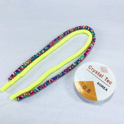 Çift Renk Fimo Boncuk Misina Seti 1-FSET-2