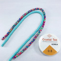 Çift Renk Fimo Boncuk Misina Seti 4-FSET-5