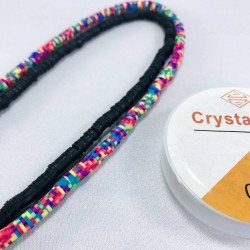 Çift Renk Fimo Boncuk Misina Seti 5-FSET-6