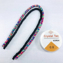 Çift Renk Fimo Boncuk Misina Seti 5-FSET-6