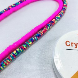 Çift Renk Fimo Boncuk Misina Seti 6-FSET-7