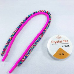 Çift Renk Fimo Boncuk Misina Seti 6-FSET-7