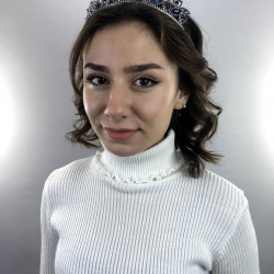 Sophia Lacivert Kristal Taşlı Kına Ve Gelin Tacı-GELINTACI-1 Sophia Lacivert Kristal Taşlı Kına Ve Gelin Tacı-GELINTACI-1