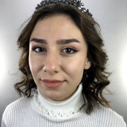 Antrasit Gri Lucia Kına Ve Gelin Tacı-GELINTACI-14 Antrasit Gri Lucia Kına Ve Gelin Tacı-GELINTACI-14