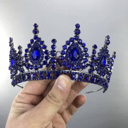 Saks Mavi Marie Kına Ve Gelin Tacı-GELINTACI-23 Saks Mavi Marie Kına Ve Gelin Tacı-GELINTACI-23