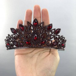 Sophia Bordo Kristal Taşlı Kına Ve Gelin Tacı-GELINTACI-3 Sophia Bordo Kristal Taşlı Kına Ve Gelin Tacı-GELINTACI-3