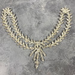 Gümüş Sema Alınlık Gelin Ve Kına Tacı Saç Aksesuarı-GELINTACI-316