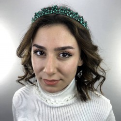 Florence Koyu Yeşil Kına Ve Gelin Tacı-GELINTACI-37 Florence Koyu Yeşil Kına Ve Gelin Tacı-GELINTACI-37