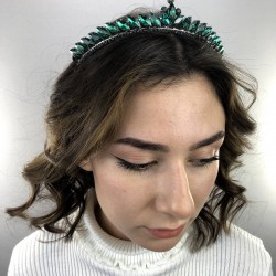 Yeşil İsabella Model Kına Tacı-GELINTACI-46 Yeşil İsabella Model Kına Tacı-GELINTACI-46