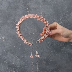 Pudra Savin Mineli Özel Tasarım Kına Ve Gelin Tacı-GELINTACI-532 Pudra Savin Mineli Özel Tasarım Kına Ve Gelin Tacı-GELINTACI-532