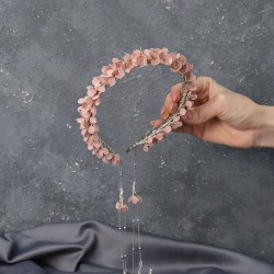 Pudra Savin Mineli Özel Tasarım Kına Ve Gelin Tacı-GELINTACI-532 Pudra Savin Mineli Özel Tasarım Kına Ve Gelin Tacı-GELINTACI-532