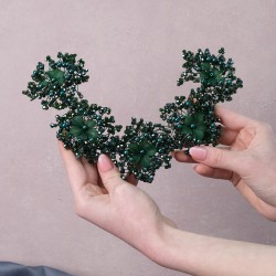 Yeşil Sinay Model Çiçek Motifli Kına Gelin Tacı Ve Türban Aksesuarı-GELINTACI-549 Yeşil Sinay Model Çiçek Motifli Kına Gelin Tacı Ve Türban Aksesuarı-GELINTACI-549