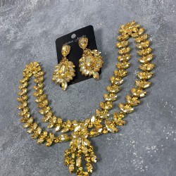 Bal Rengi Naomi Model Alınlık Gelin Saç Aksesuarı Ve Abiye Küpe Seti-GELINTACI-621 Bal Rengi Naomi Model Alınlık Gelin Saç Aksesuarı Ve Abiye Küpe Seti-GELINTACI-621