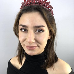 Kırmızı Arven Model Kına Ve Gelin Tacı-GELINTACI-63 Kırmızı Arven Model Kına Ve Gelin Tacı-GELINTACI-63