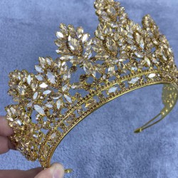 Bal Rengi Meriva Model Yüksek Taşlı Kına Ve Gelin Tacı-GELINTACI-667 Bal Rengi Meriva Model Yüksek Taşlı Kına Ve Gelin Tacı-GELINTACI-667