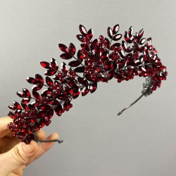 Bordo Ashley Boncuklu Kına Ve Gelin Tacı-GELINTACI-695 Bordo Ashley Boncuklu Kına Ve Gelin Tacı-GELINTACI-695