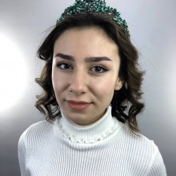 Emma Koyu Yeşil Kına Ve Gelin Tacı-GELINTACI-9 Emma Koyu Yeşil Kına Ve Gelin Tacı-GELINTACI-9