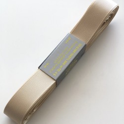 Koyu Krem Grogren Kurdele 2 cm 10 mt-GKC2-1005