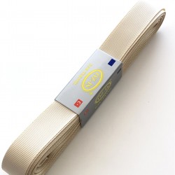 Koyu Krem Grogren Kurdele 2 cm 10 mt-GKC2-1019