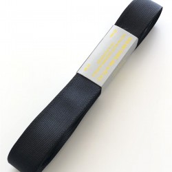 Siyah Grogren Kurdele 2 cm 10 mt-GKC2-1030