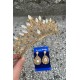 Grace Gold Gelin Tacı ve Damla Mekik Küpe Seti – Taşlı Düğün Abiye Aksesuar-GRACE-21 Grace Gold Gelin Tacı ve Damla Mekik Küpe Seti – Taşlı Düğün Abiye Aksesuar-GRACE-21