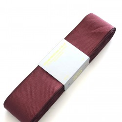 Bordo Grogren Kurdele 4 cm 10 mt-GRKC4-1016