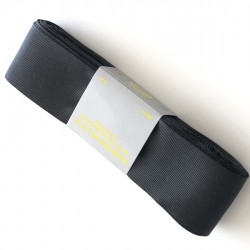 Siyah Grogren Kurdele 4 cm 10 mt-GRKC4-1020