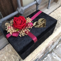 Sevgililer Günü Hediye Çiçek Kutusu Dikdörtgen-HDY-102