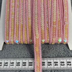 Rose Dekoratif Şerit &ndash; El İşi, Organizasyon ve S&uuml;sleme İ&ccedil;in 1 cm En 1 Metre-HG-DS-001