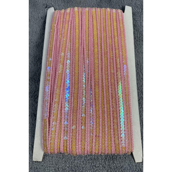 Rose Dekoratif Şerit &ndash; El İşi, Organizasyon ve S&uuml;sleme İ&ccedil;in 1 cm En 1 Metre-HG-DS-001