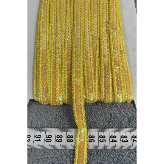 Sunflower Dekoratif Şerit &ndash; El İşi, Organizasyon ve S&uuml;sleme İ&ccedil;in 1 cm En 1 Metre-HG-DS-002