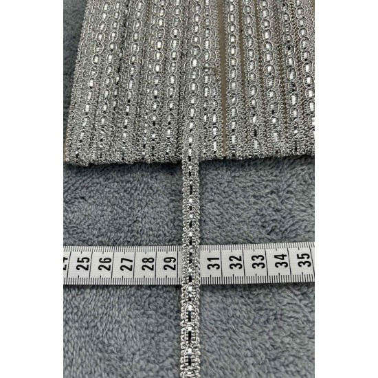 Magnolia Dekoratif Şerit &ndash; El İşi, Organizasyon ve S&uuml;sleme İ&ccedil;in 1 cm En 1 Metre-HG-DS-005