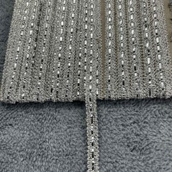 Magnolia Dekoratif Şerit &ndash; El İşi, Organizasyon ve S&uuml;sleme İ&ccedil;in 1 cm En 1 Metre-HG-DS-005